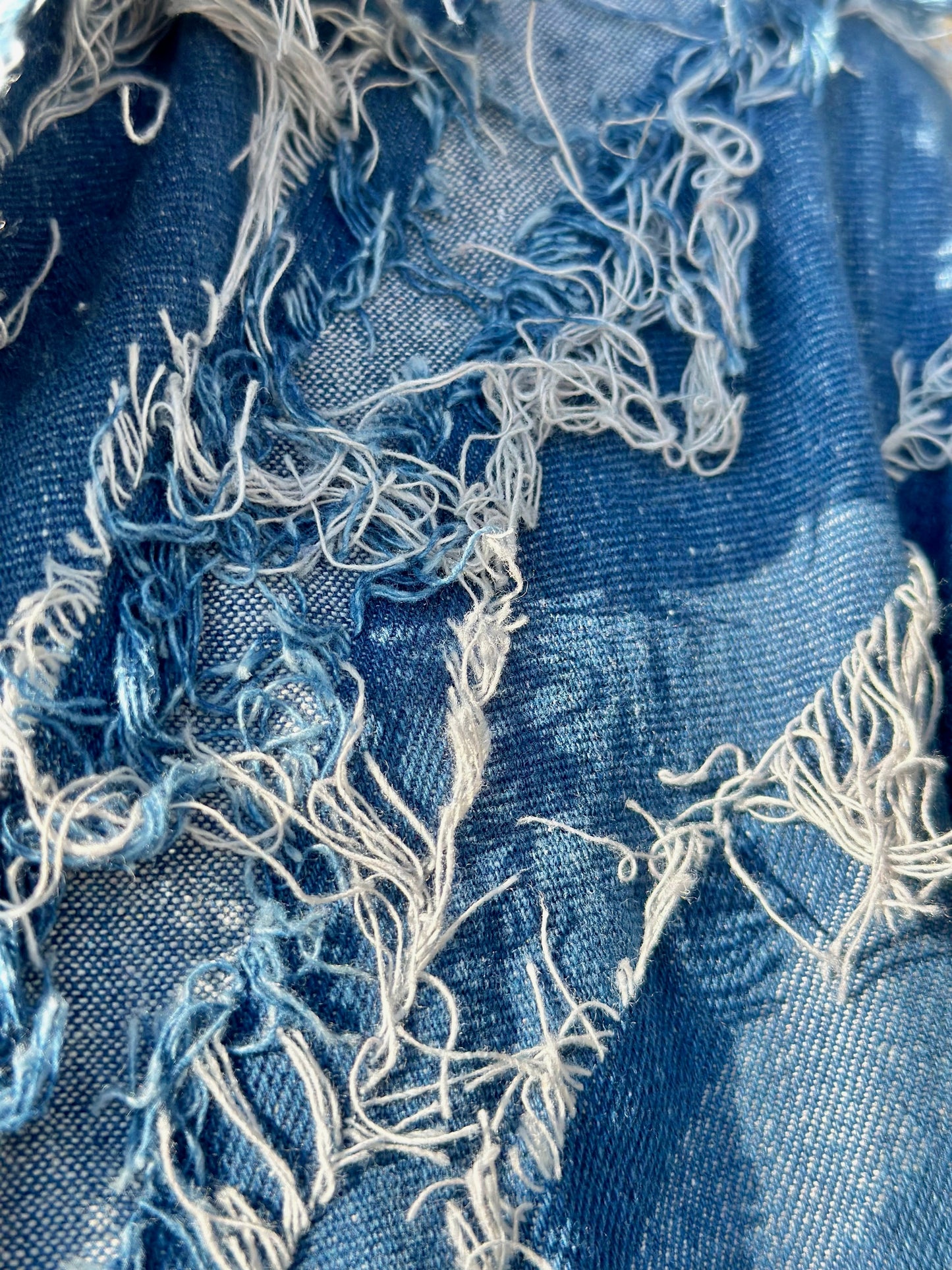 “So Distressed” Denim Top