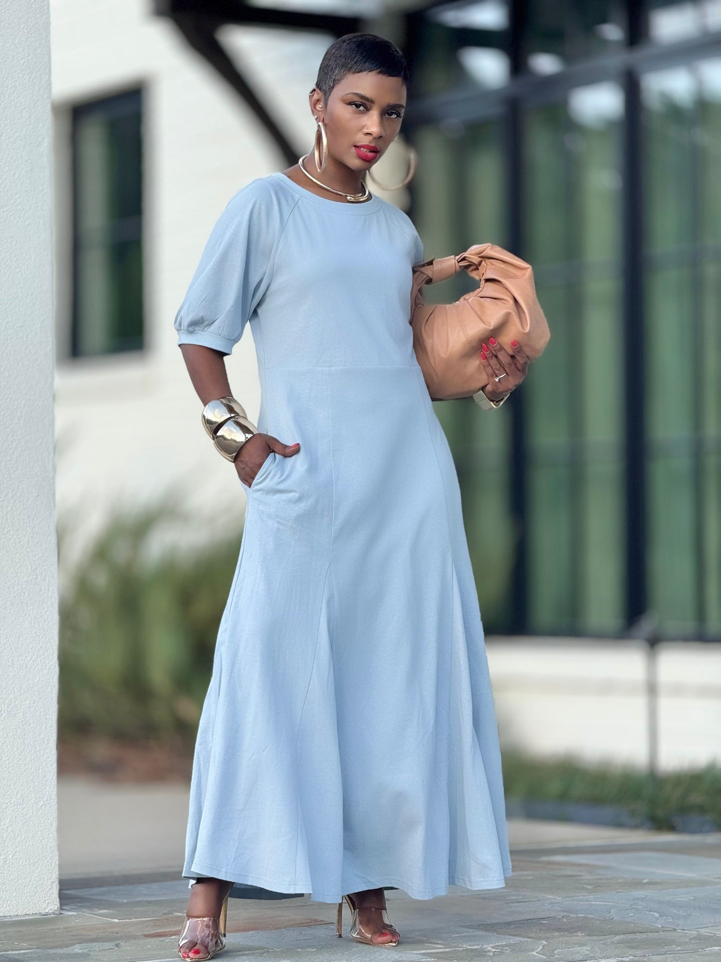 “Dusk Blue” Maxi