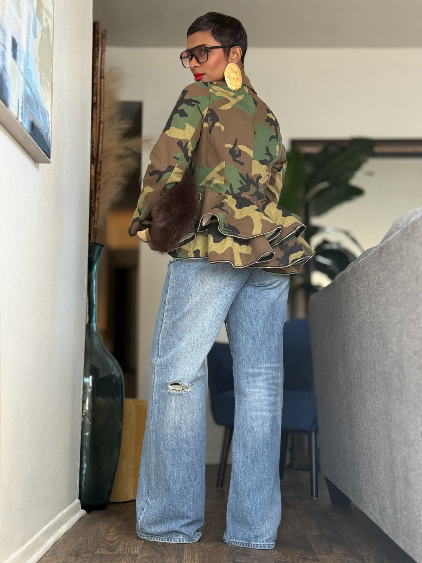 “Over the Edge” Camo Blazer (Preorder)