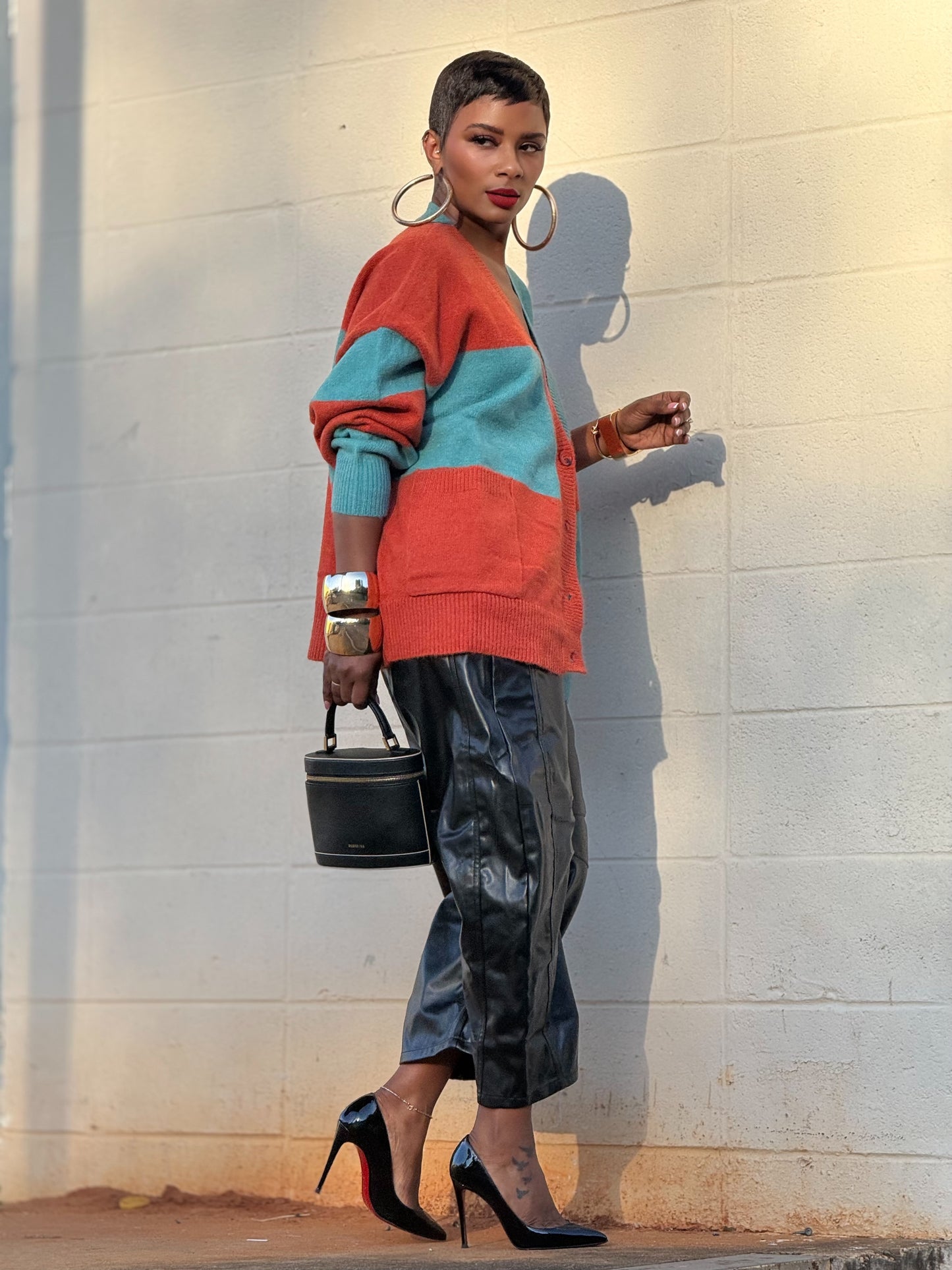 “Blocked Out” Sweater