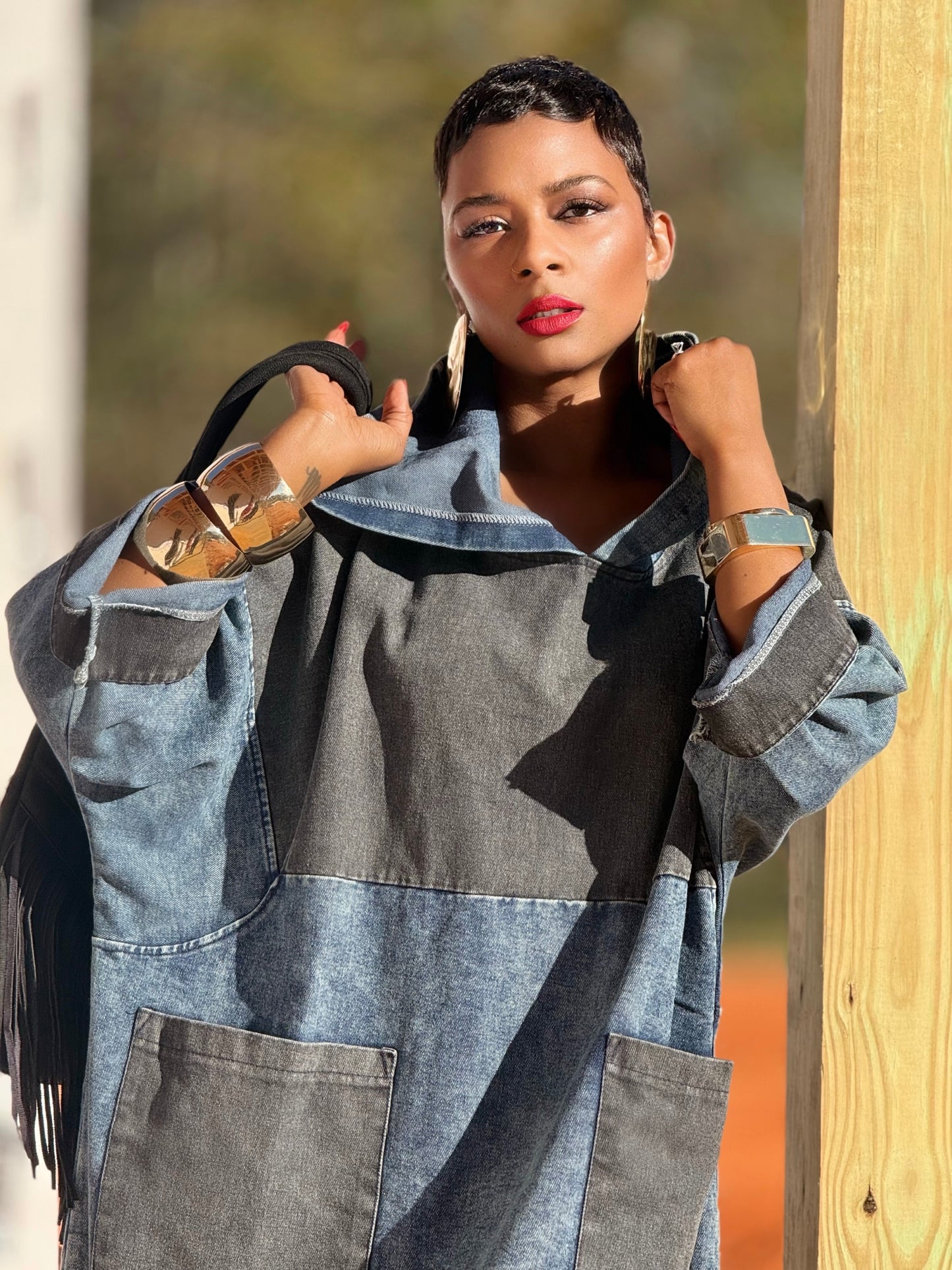 LUXE “Double Duty” Denim Dress (Preorder)