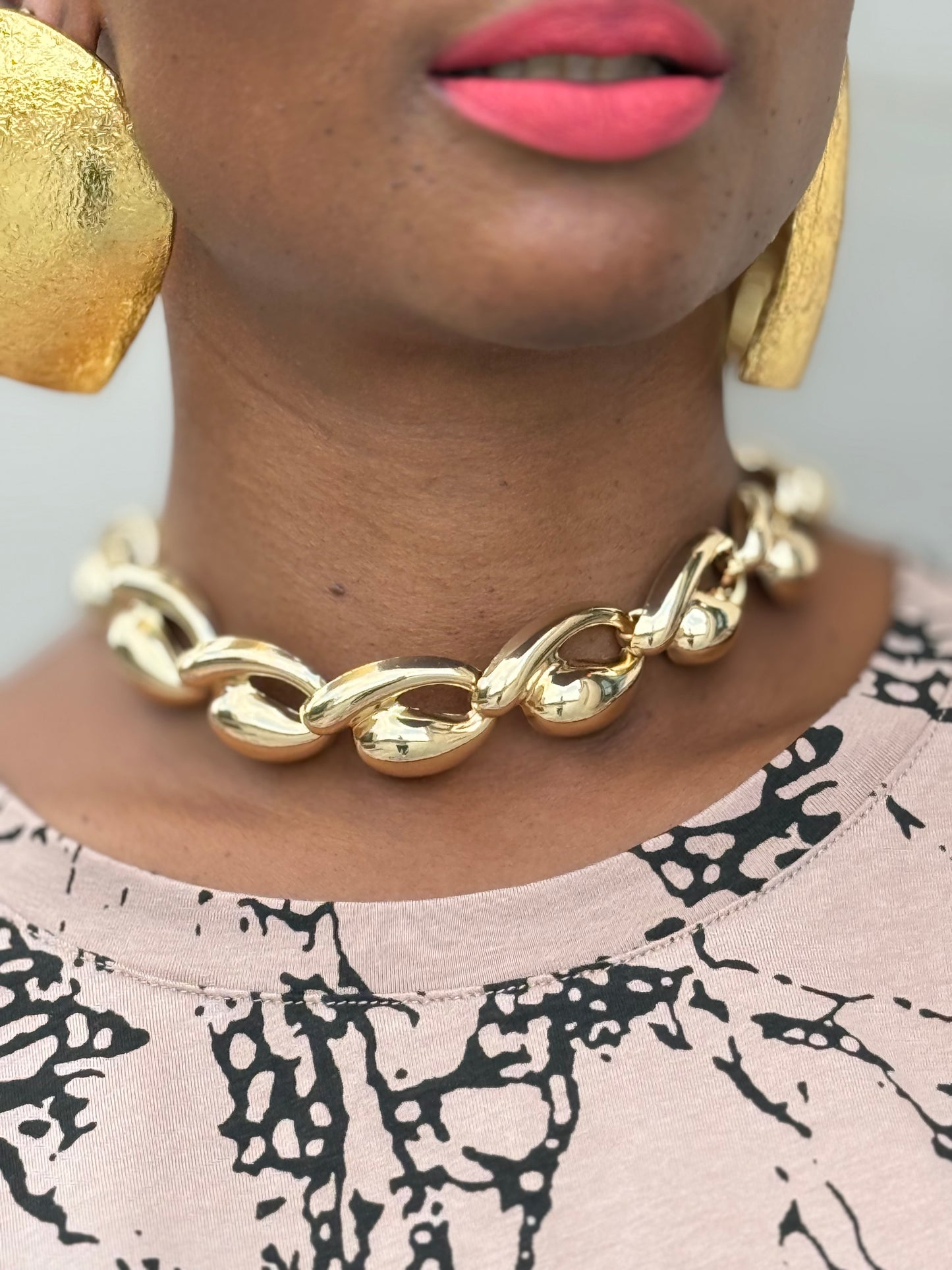 “Let’s Link” Gold Necklace