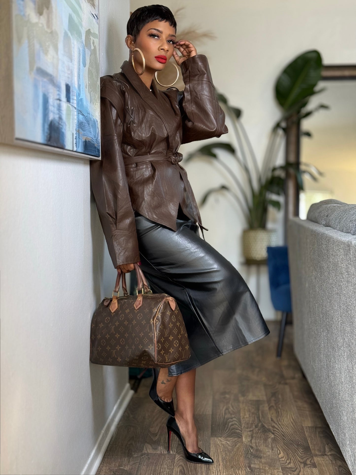 LUXE “To the Max” Vegan Leather Jacket (Preorder)