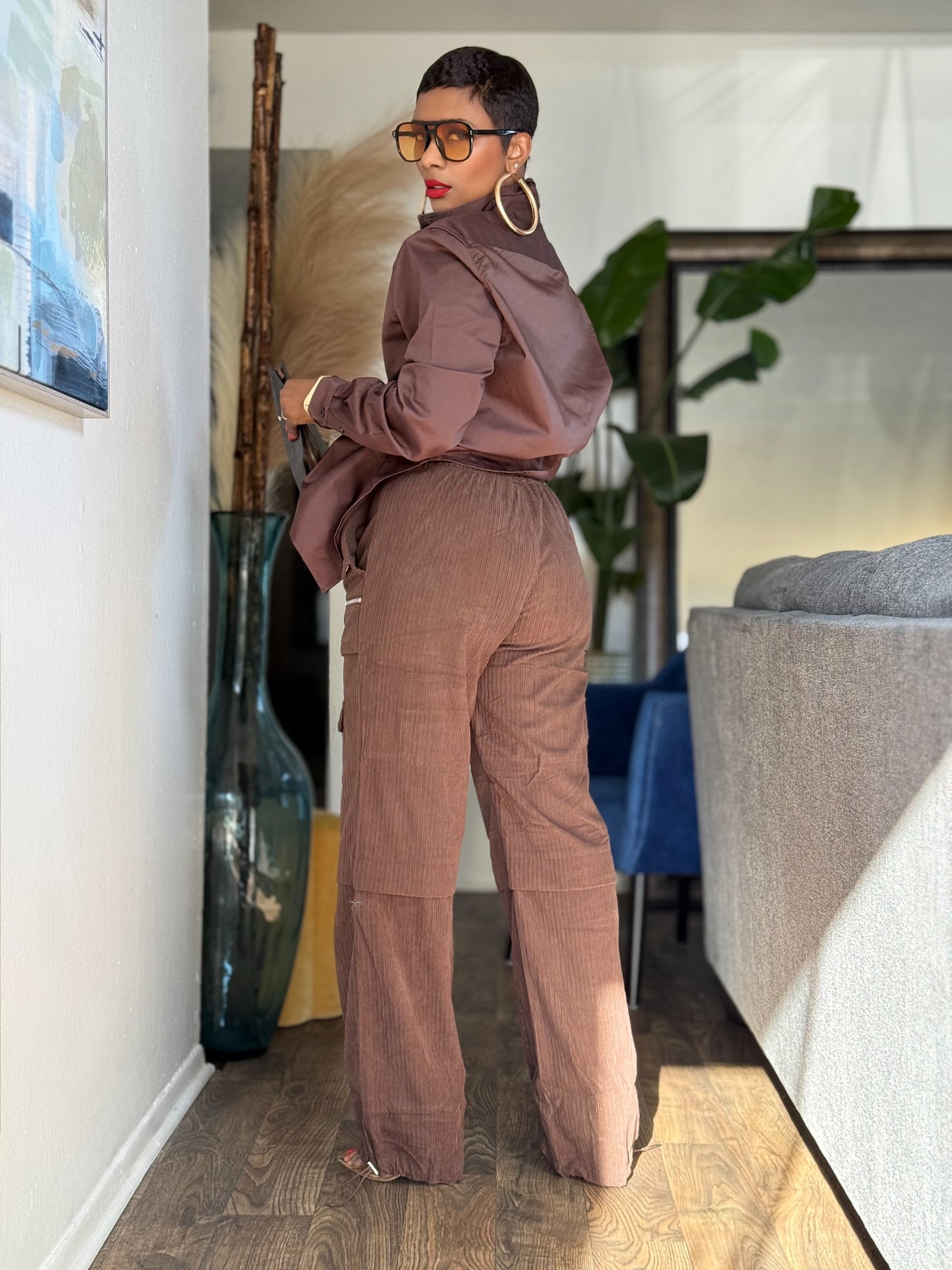 “Choco Covered” Corduroy Pant