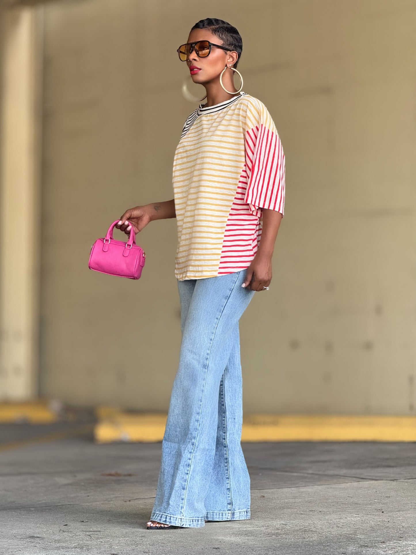 “Striped Right” Top