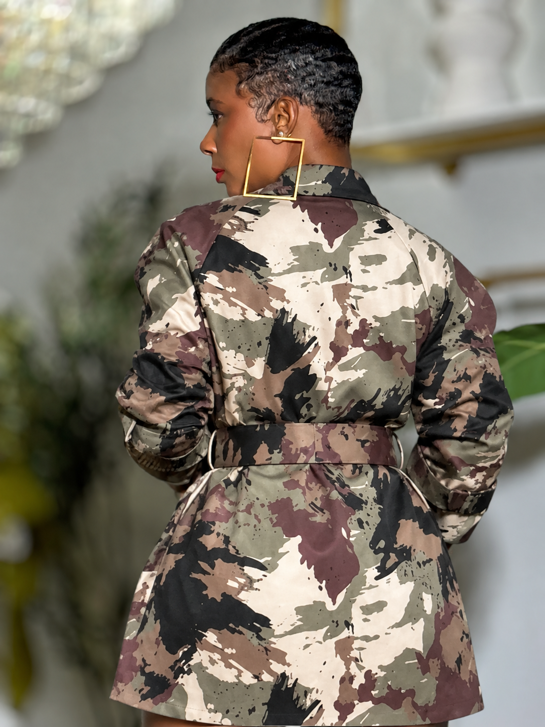 “Modern Camo” Trench (S-3X)