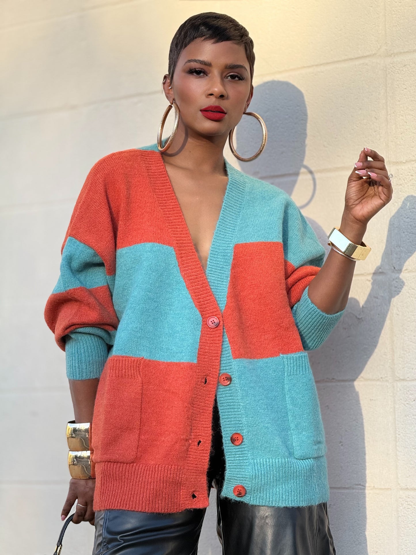 “Blocked Out” Sweater