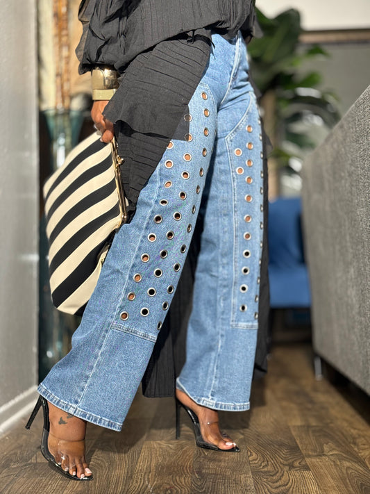 “Grommet Way” Jeans