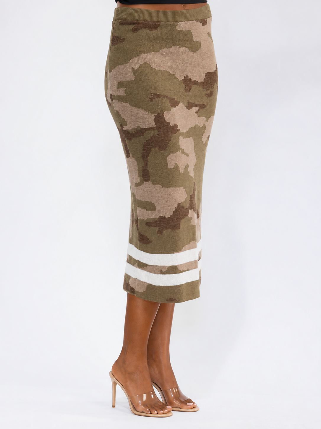 “Camo Sport” Midi Skirt