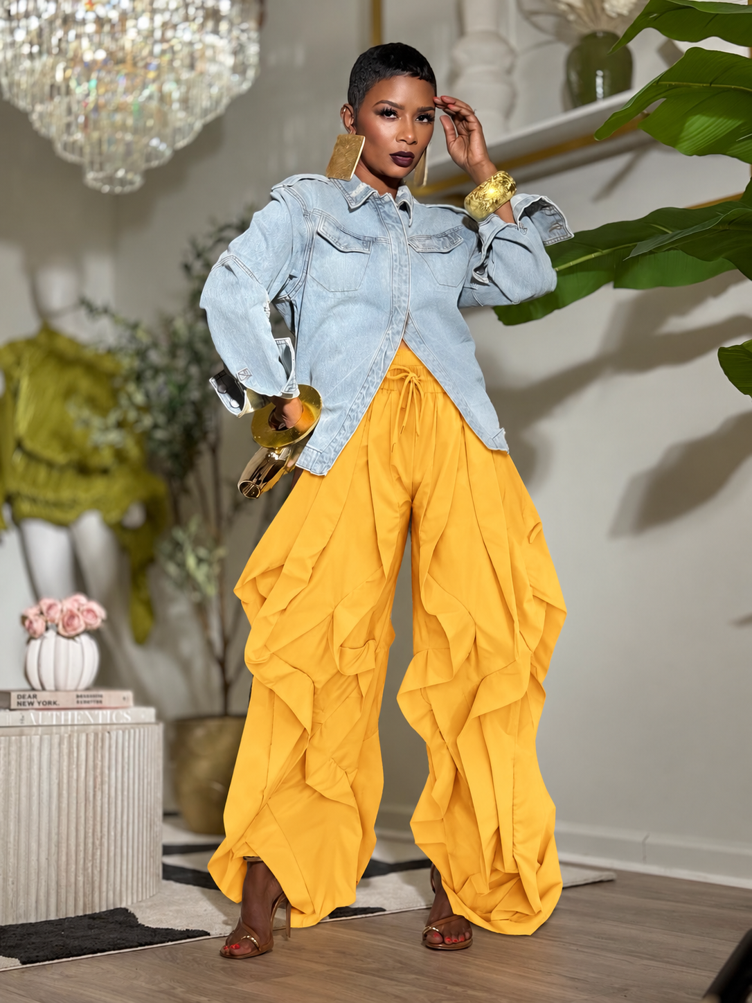 “For the Love of Ruffles” Jogger