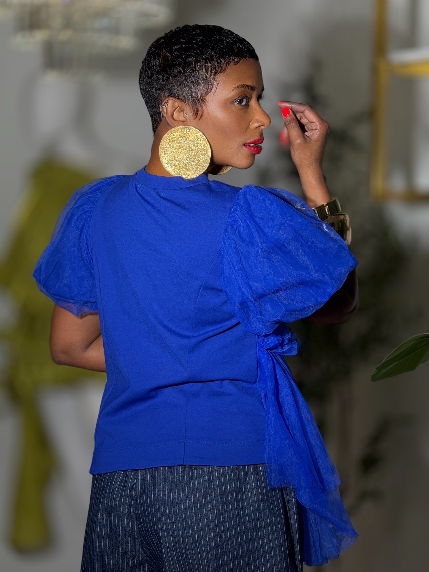 “Royal Peplum” Top (Limited Stock)