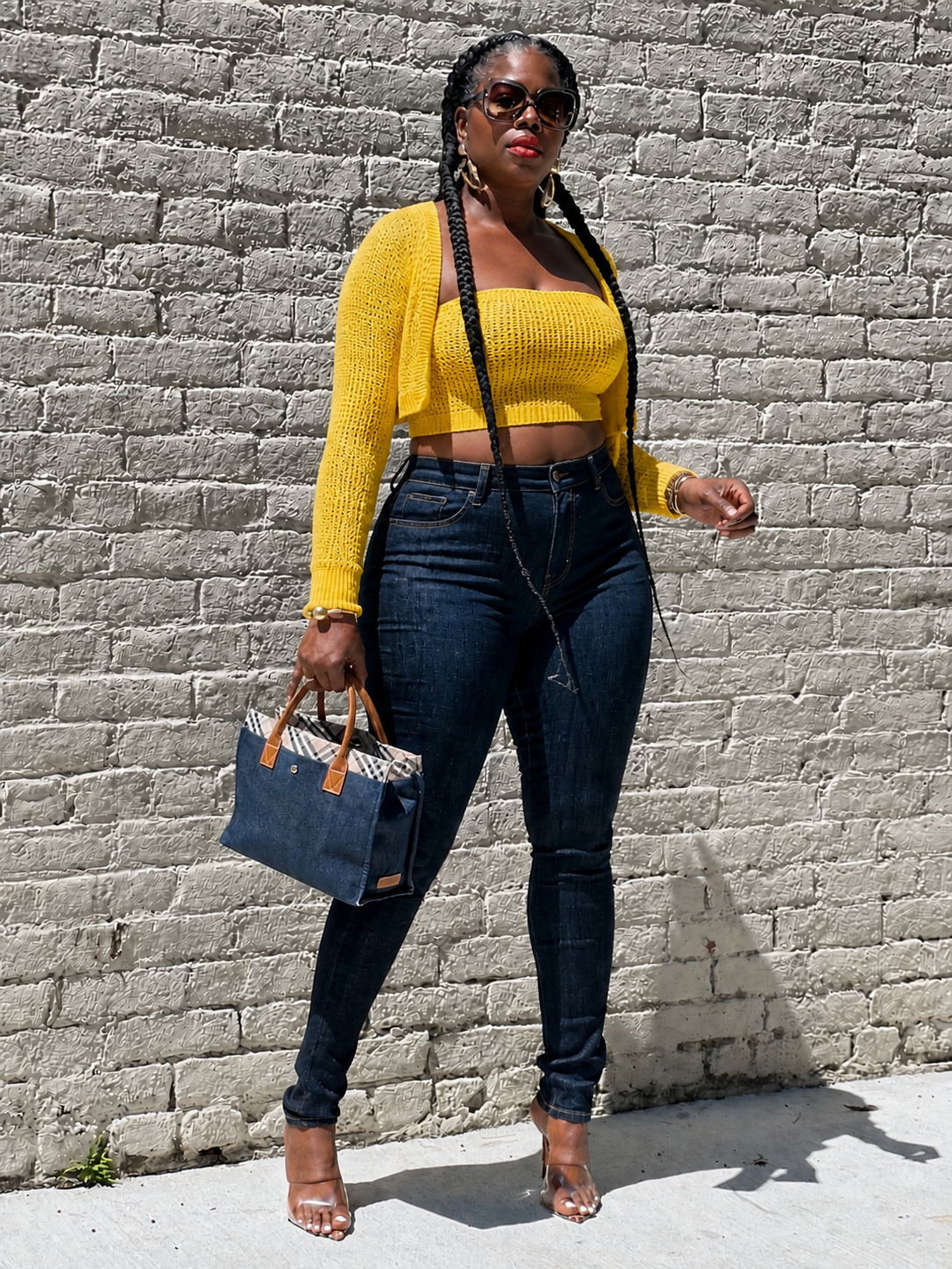 “Golden” Cardi Set