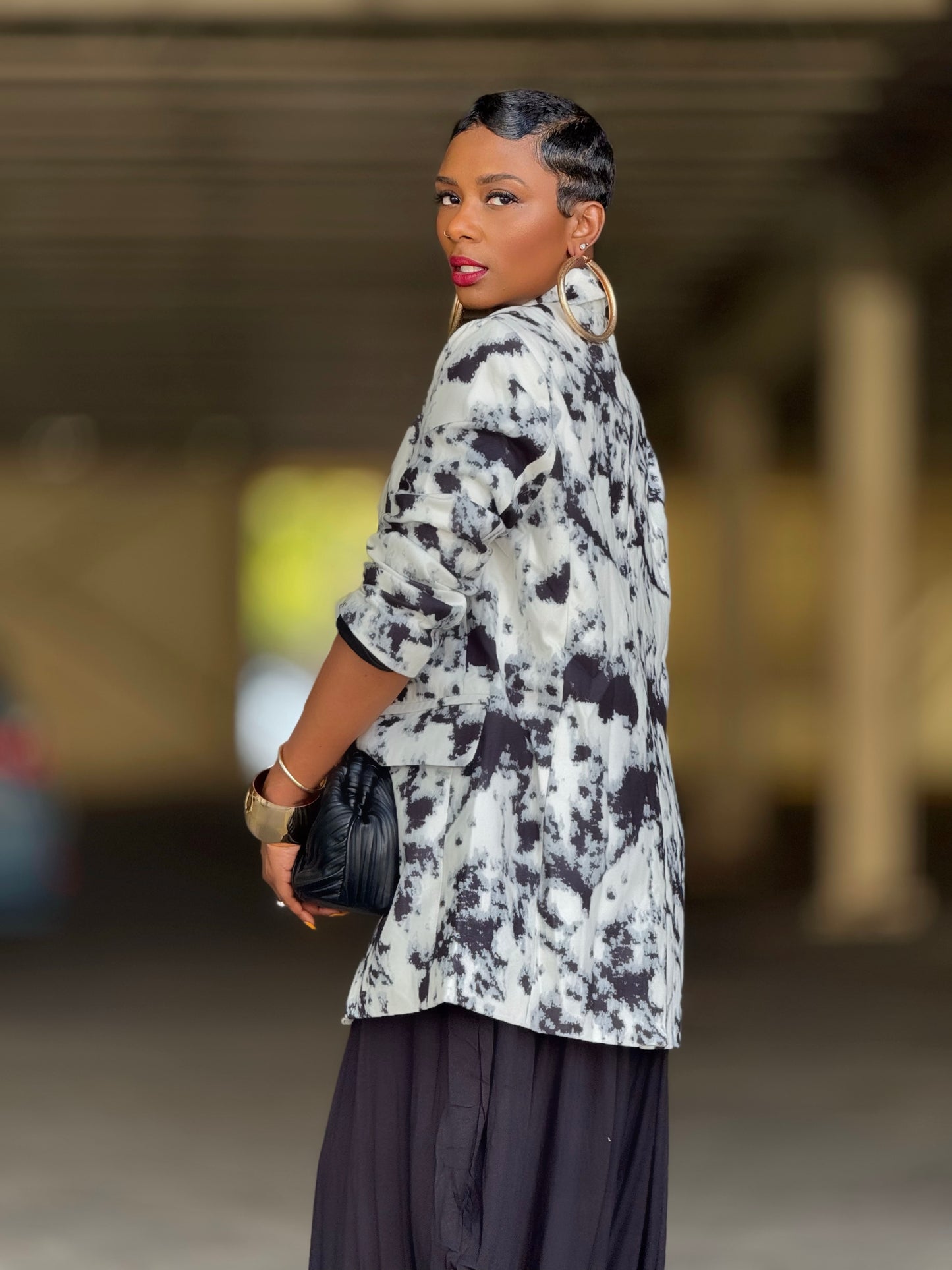 “Twisted Tie Dye” Blazer