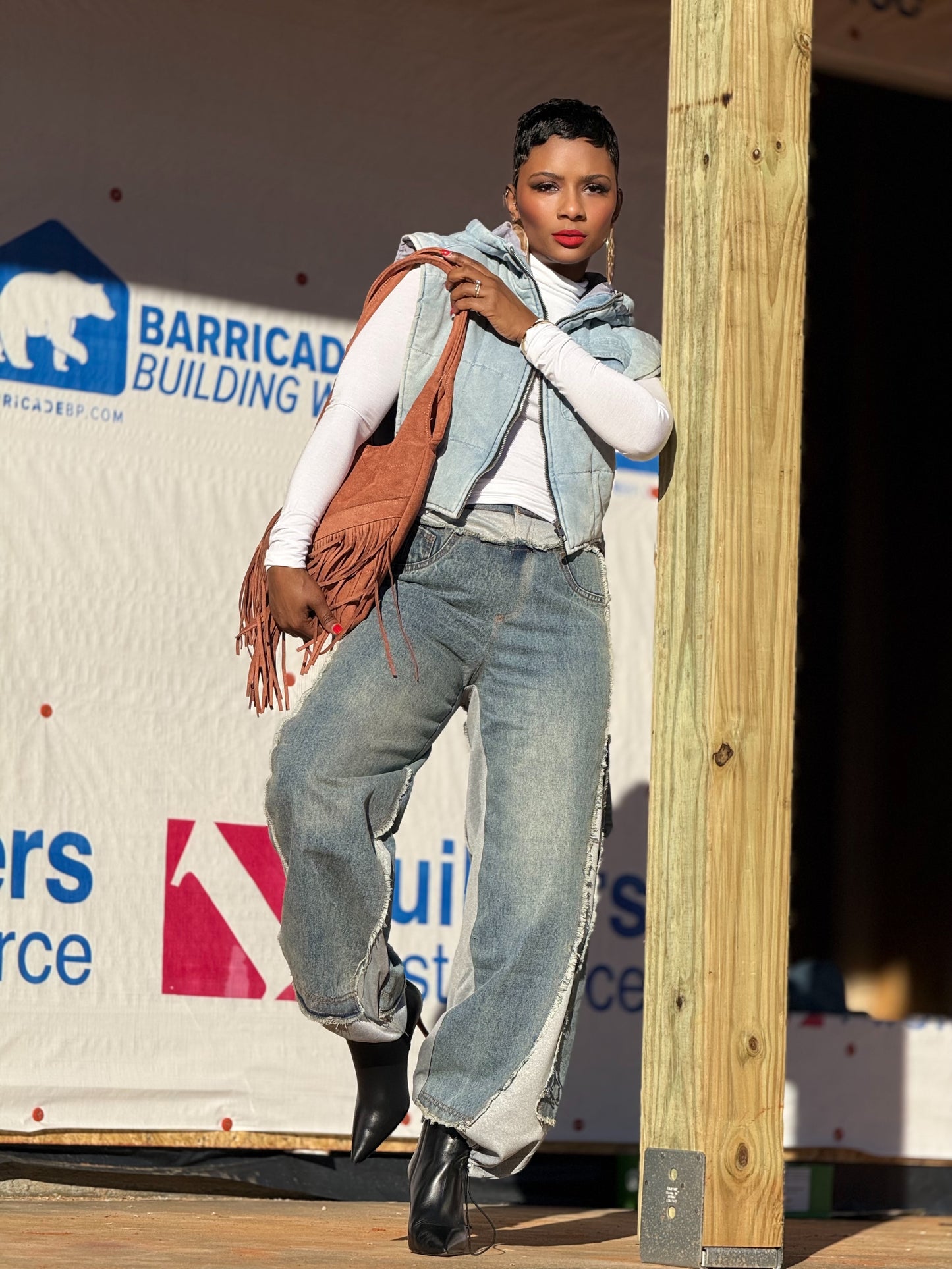 “Denim Puff” Vest (Preorder)