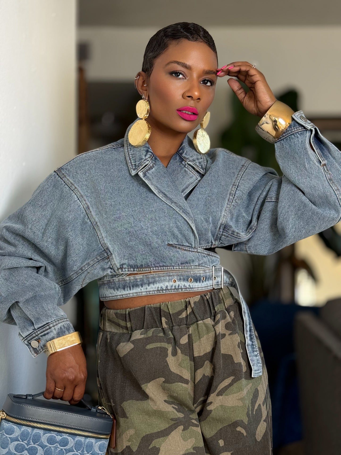 “It’s a Wrap” Denim Jacket