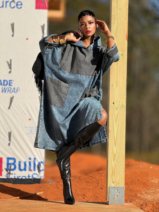 LUXE “Double Duty” Denim Dress (Preorder)