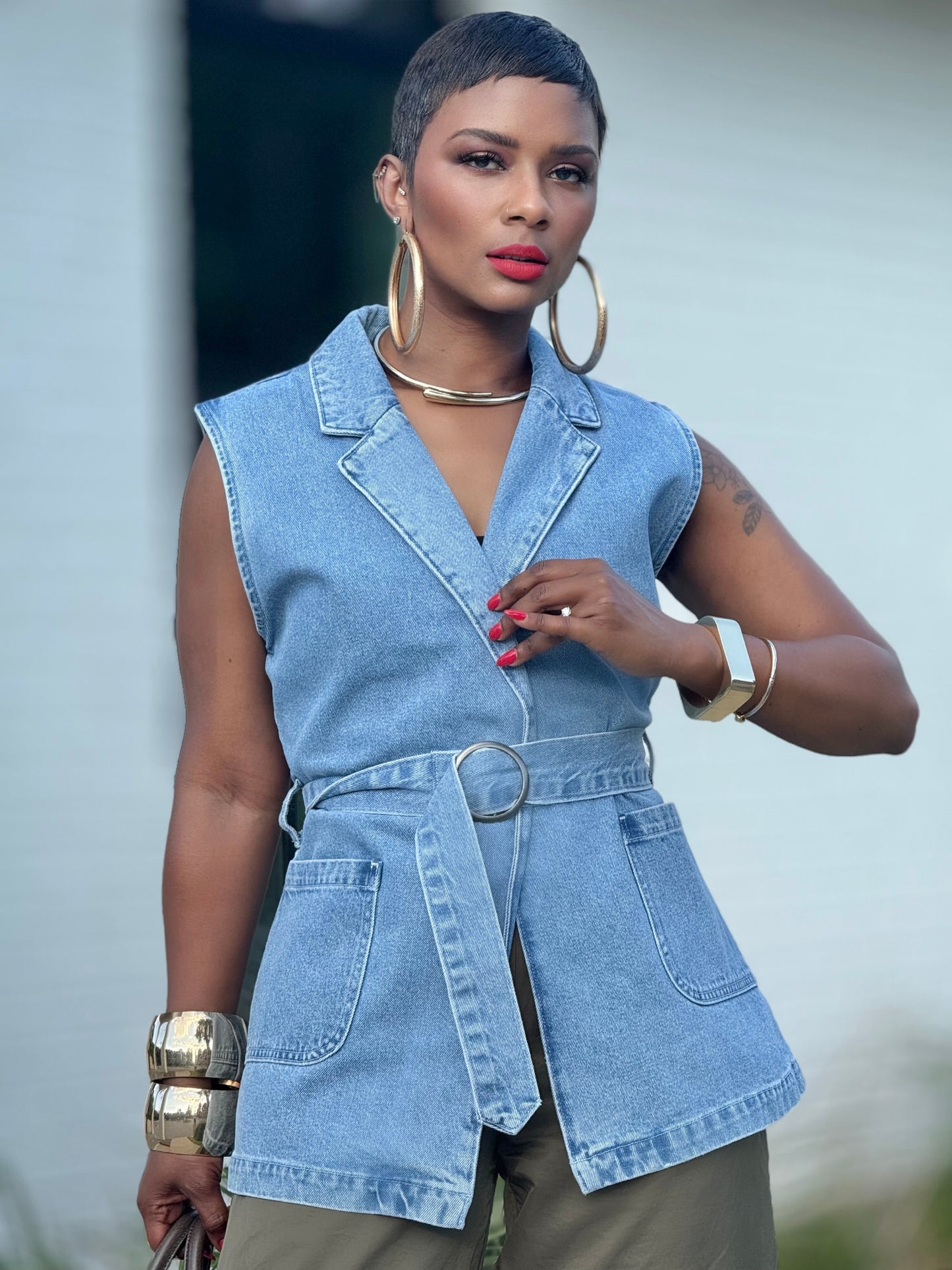 “Tailor Made” Denim Vest