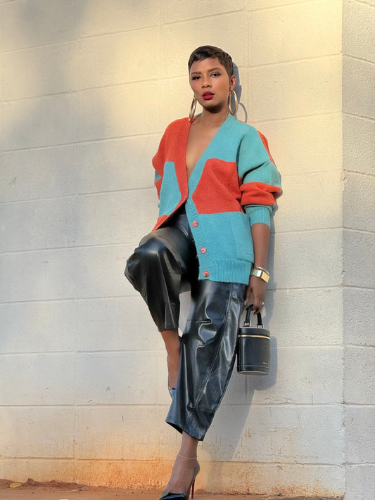 “Blocked Out” Sweater