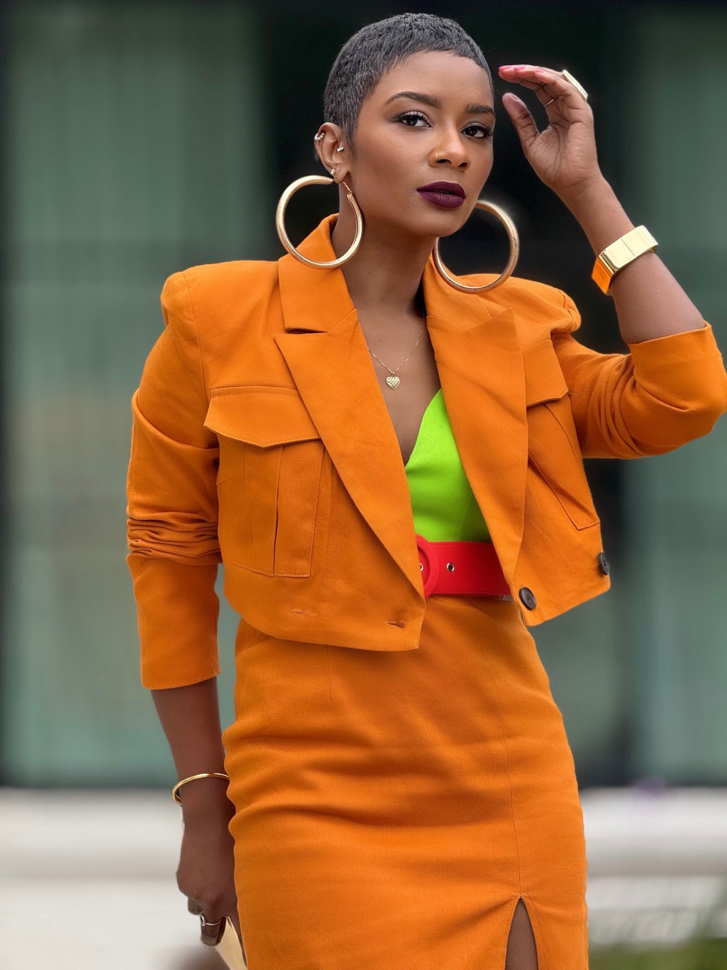 “Blockin” Dress Suit