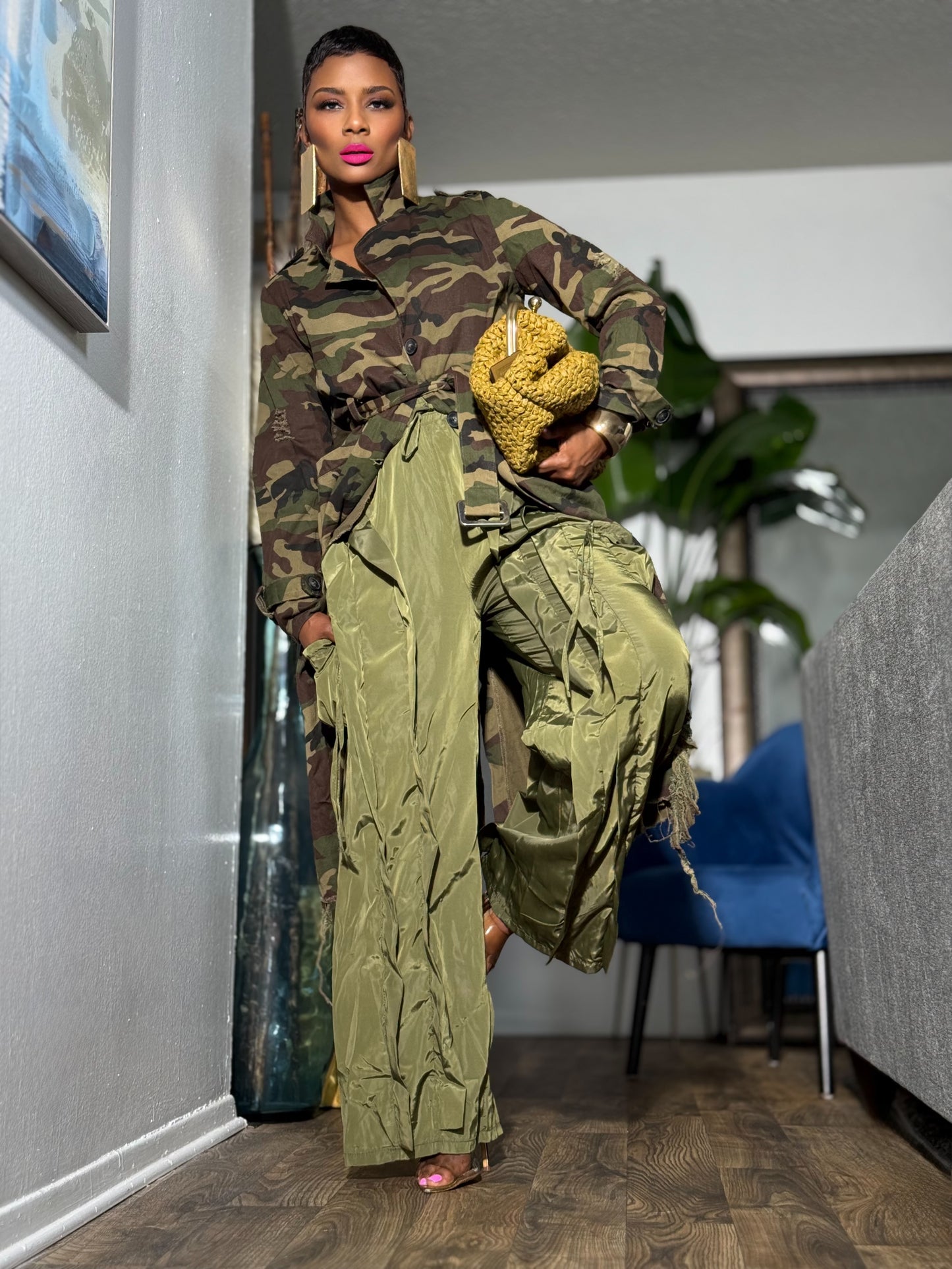 “Spring Camo” Trench (Preorder)