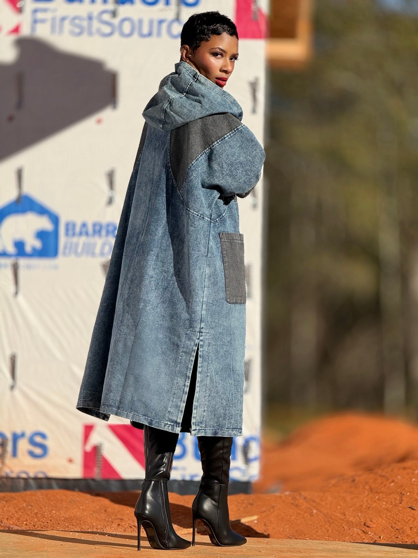 LUXE “Double Duty” Denim Dress (Preorder)