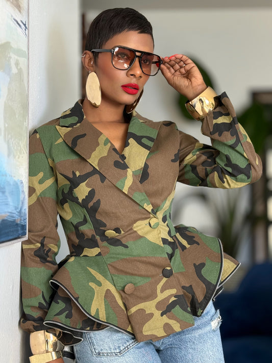 “Over the Edge” Camo Blazer (Preorder)