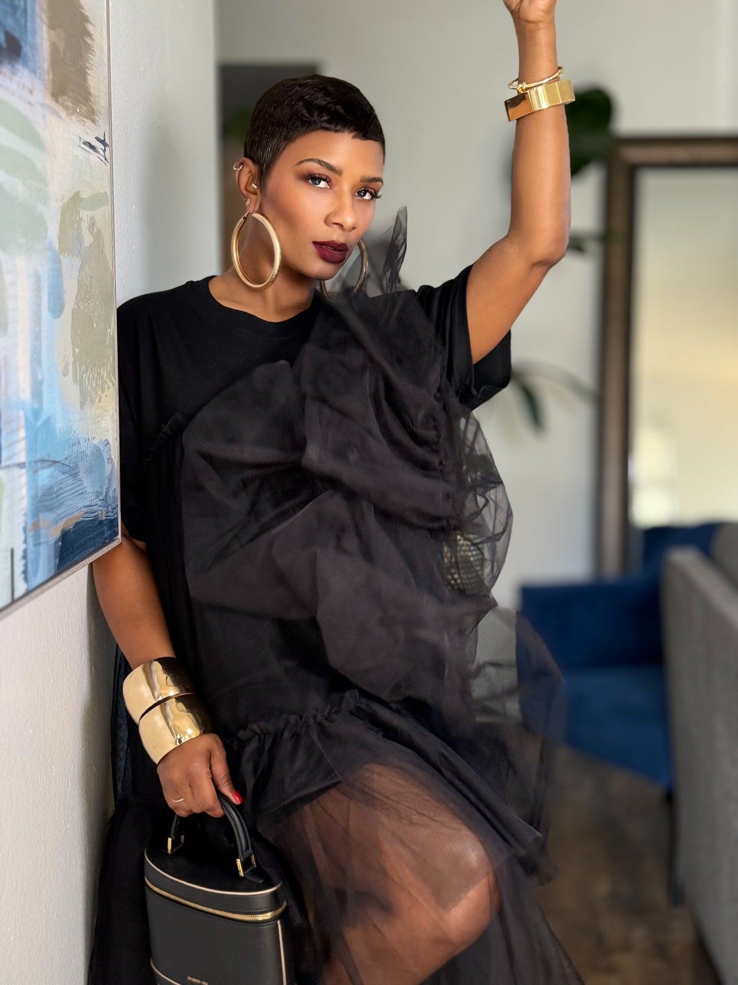 LUXE “Mesmerizing Mesh” Dress