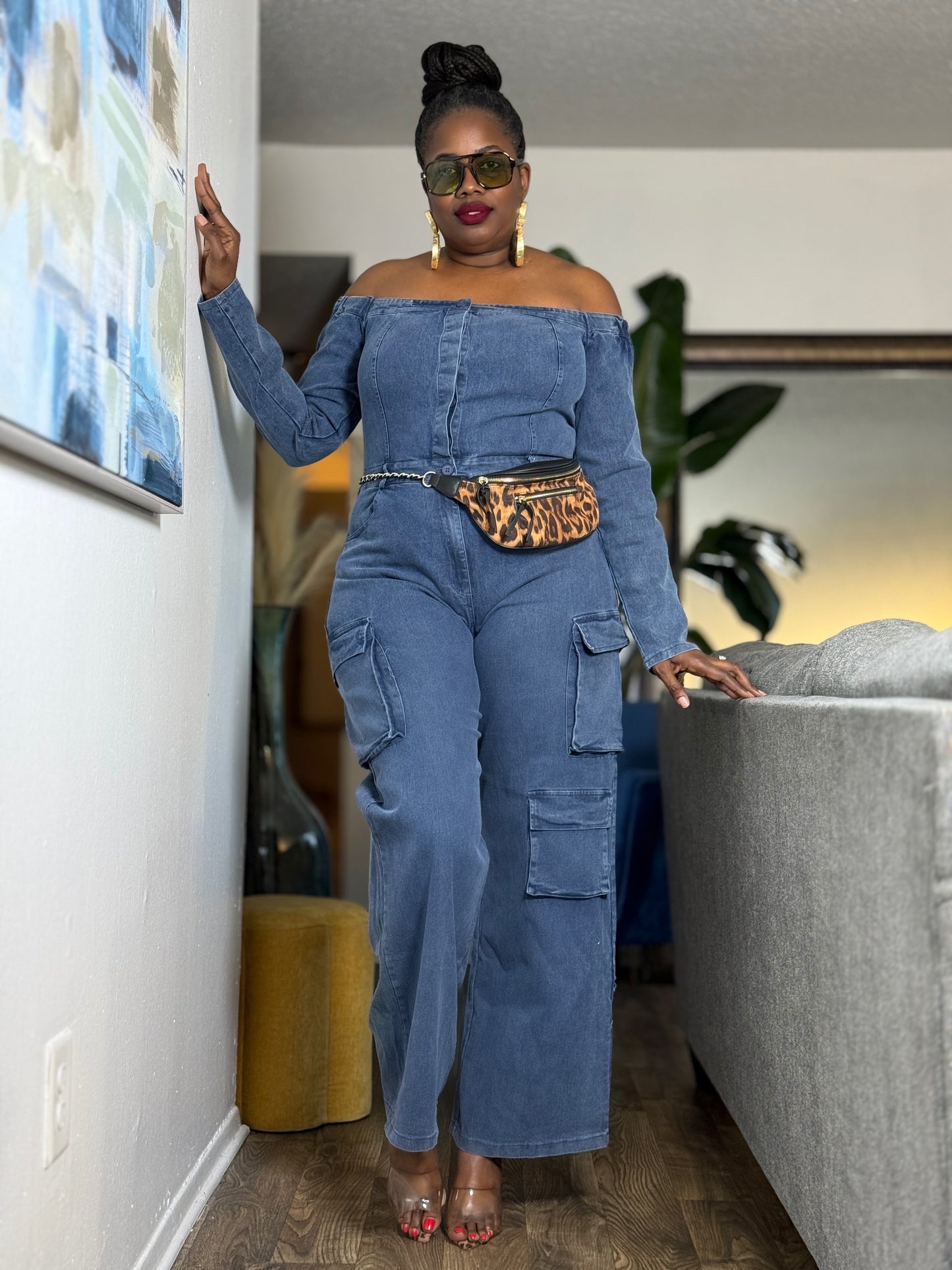 “Denim Focus” Jumpsuit