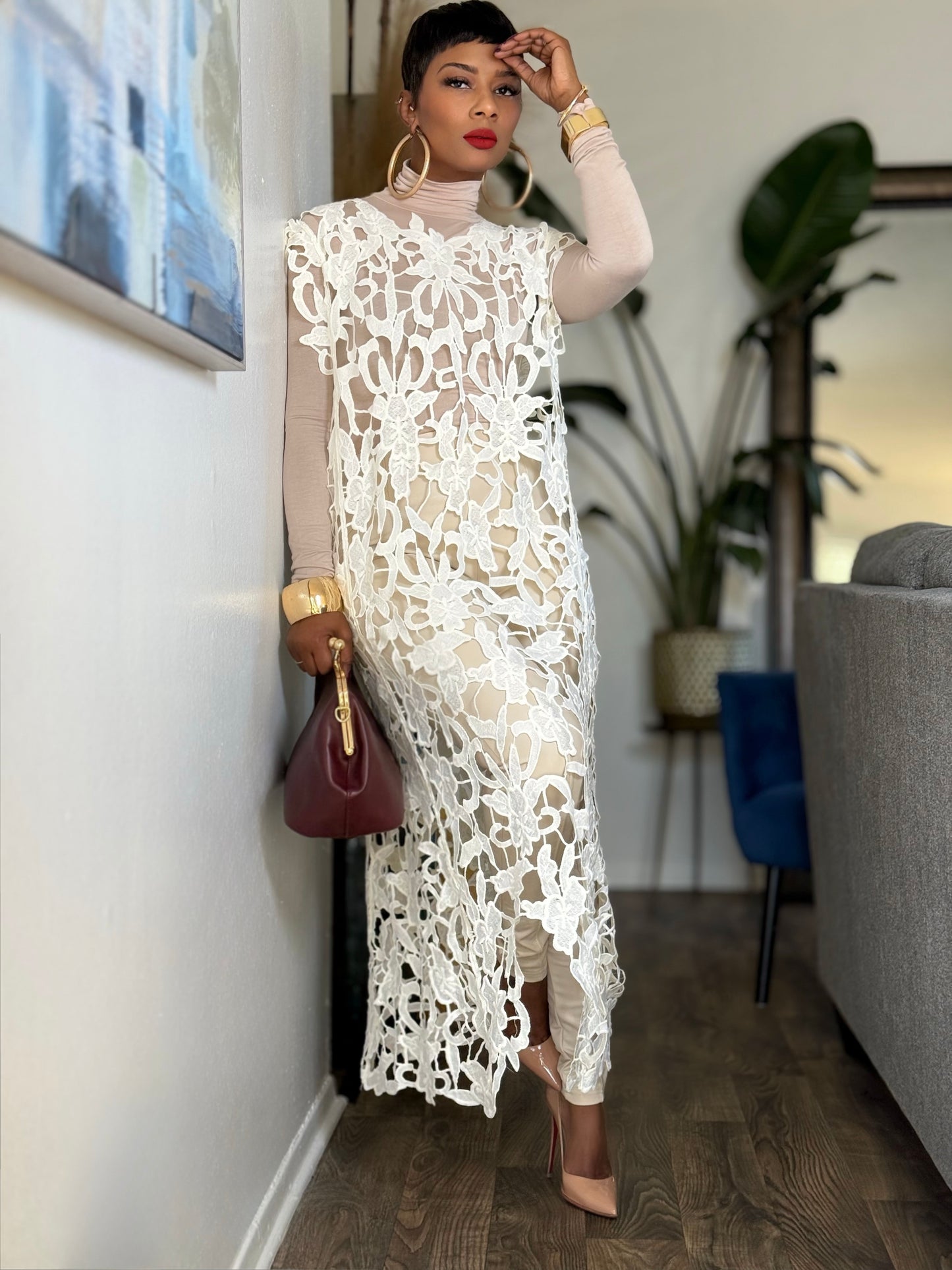 LUXE “Pearl Inner Net” Dress (Preorder)