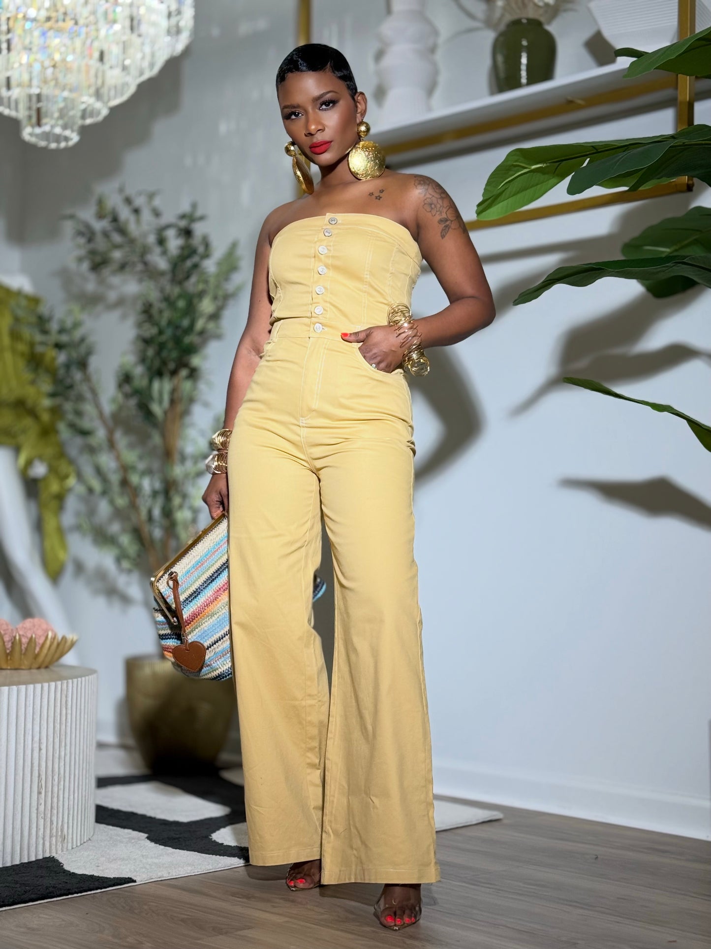 “Denim Touch” Jumpsuit