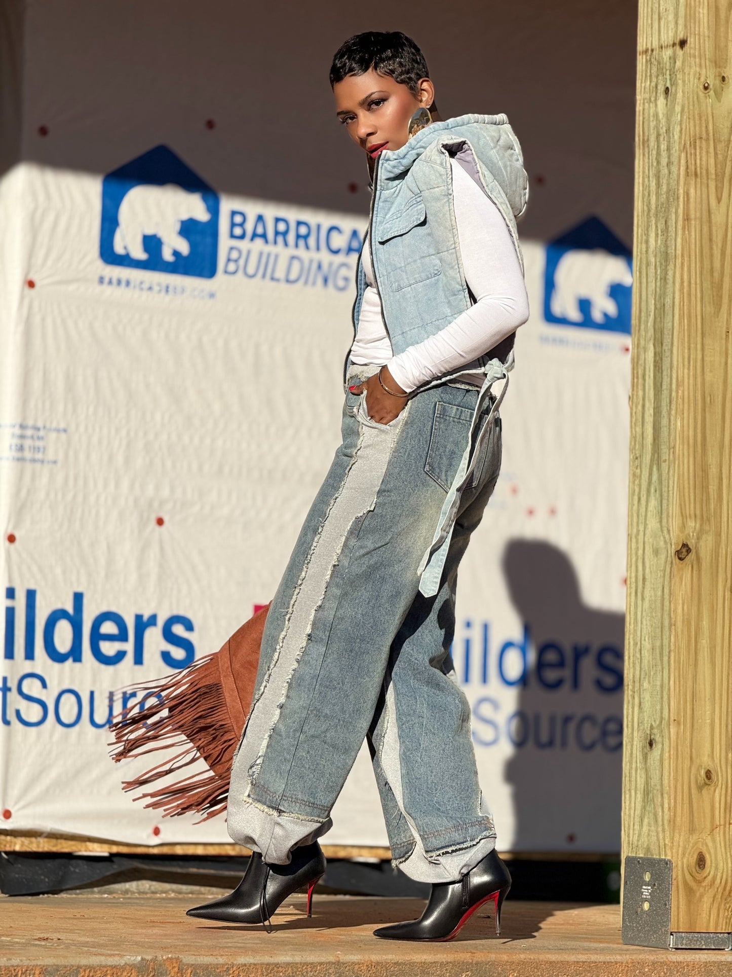 “Denim Puff” Vest (Preorder)