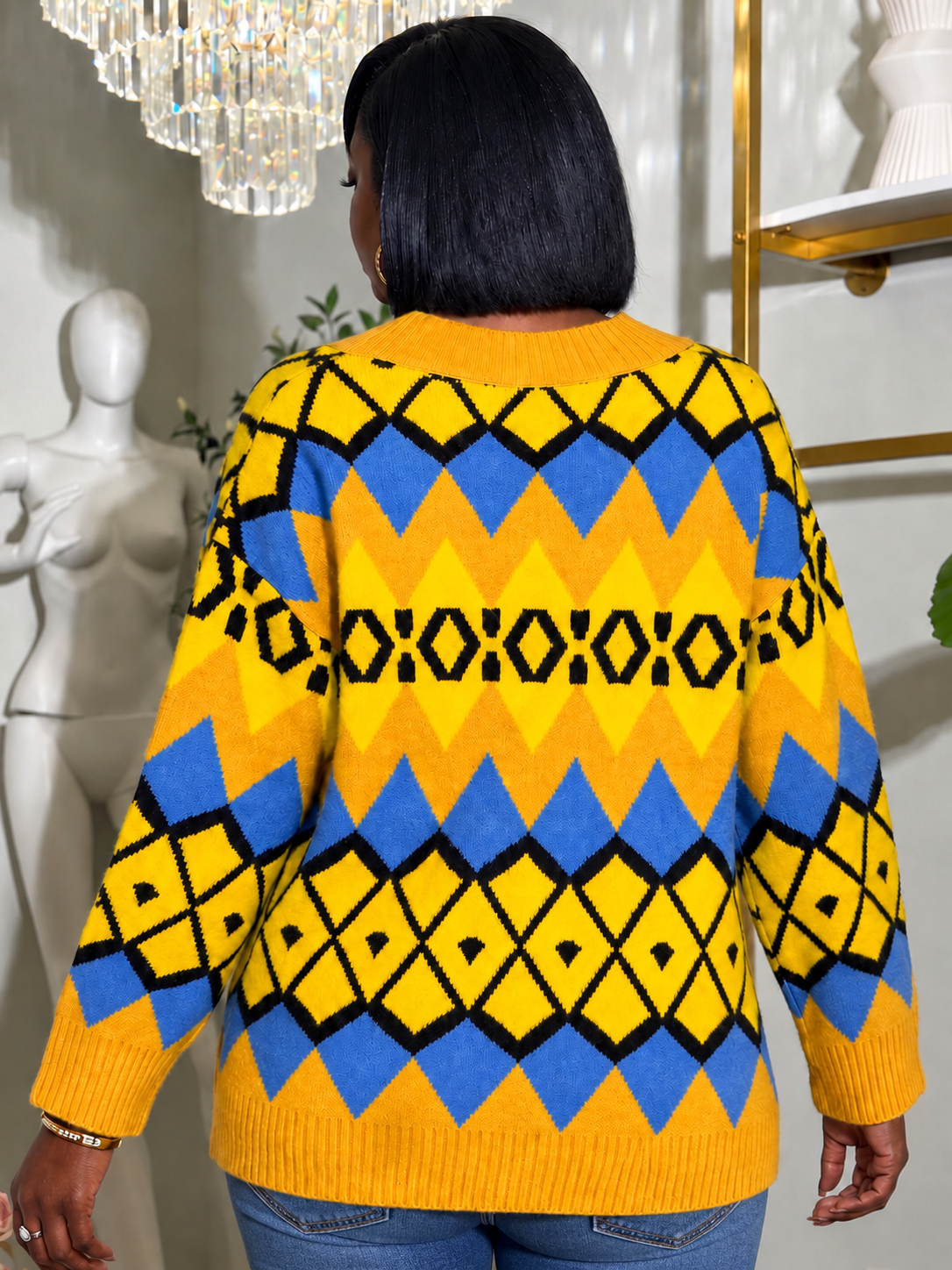 “Go for the Bold” Knit Sweater