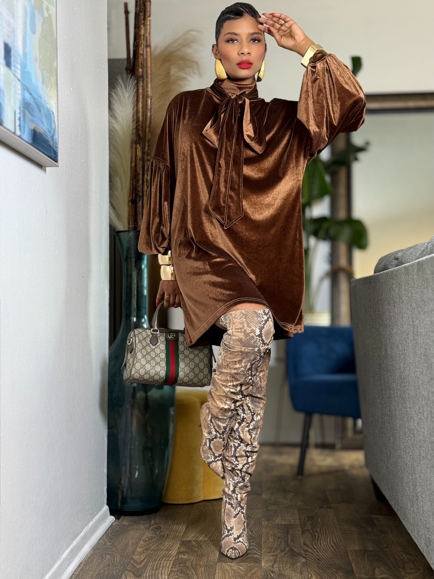 “Velvety Chocolate” Dress (Preorder)