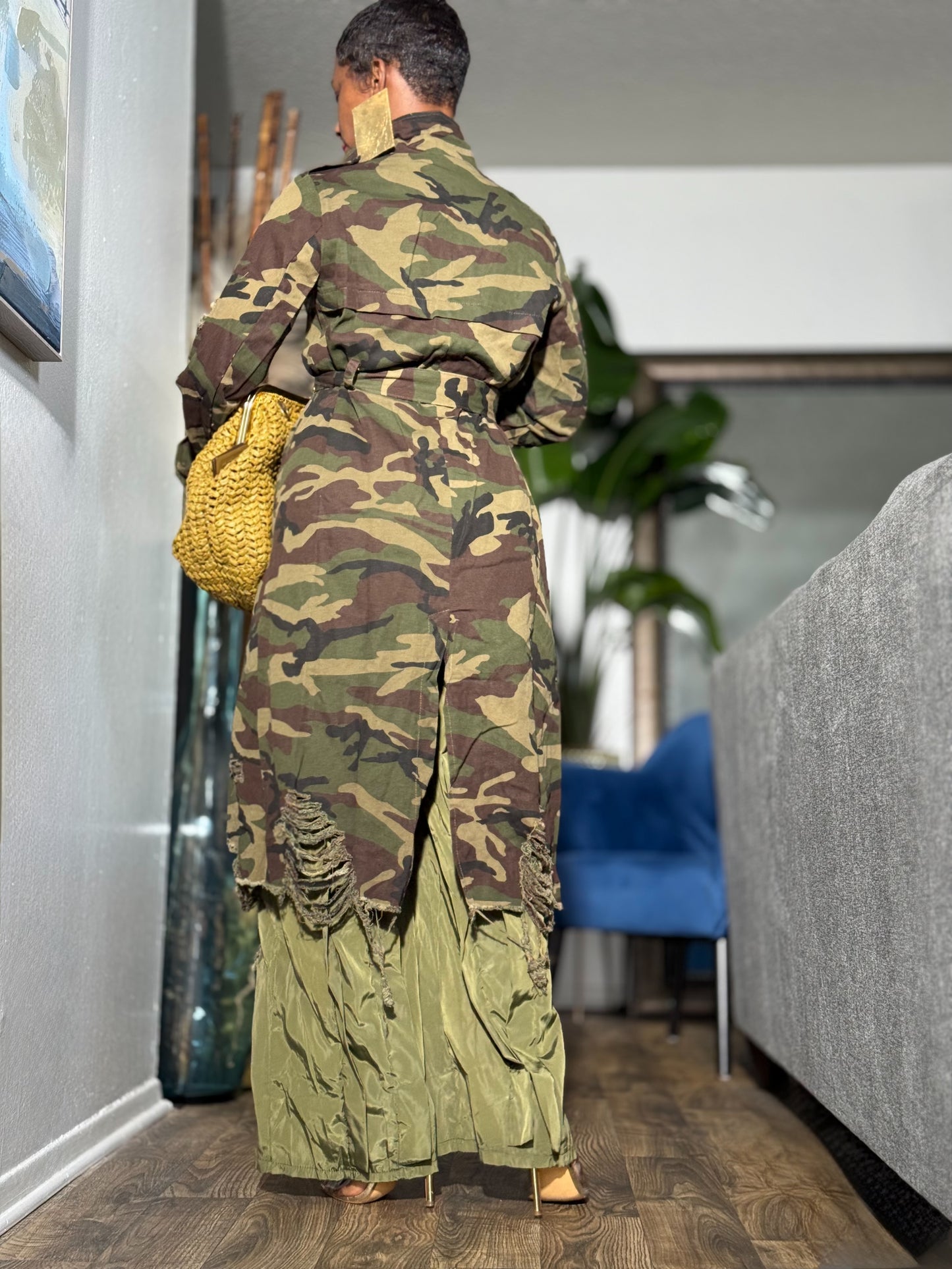 “Spring Camo” Trench (Preorder)