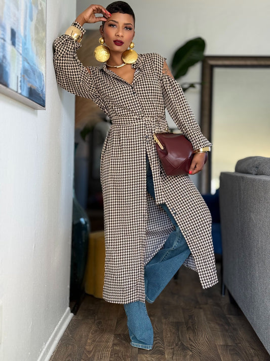 “Houndstooth” Maxi