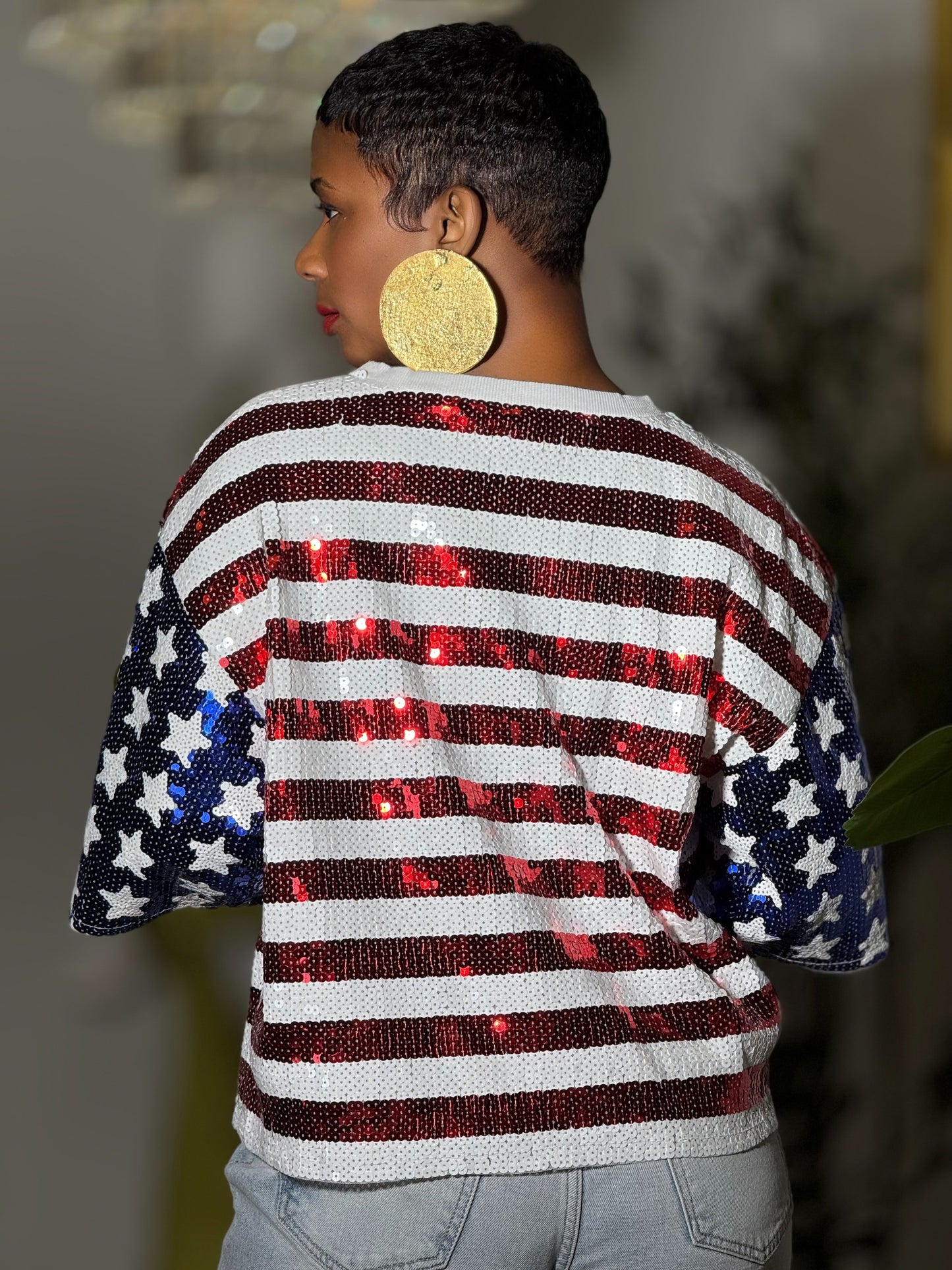 “Americana” Sequined Top (Limited Stock)