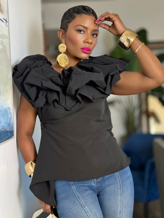 LUXE “Radiant Ruffles” Top (Preorder)