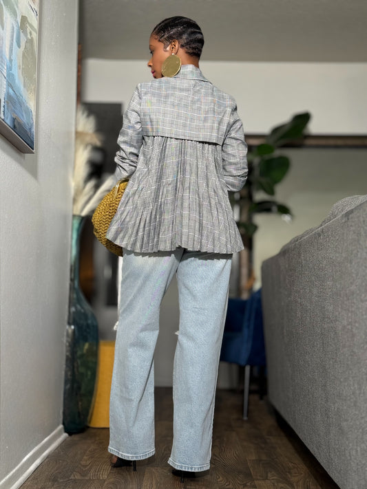 “Pleat Back” Blazer (Preorder)