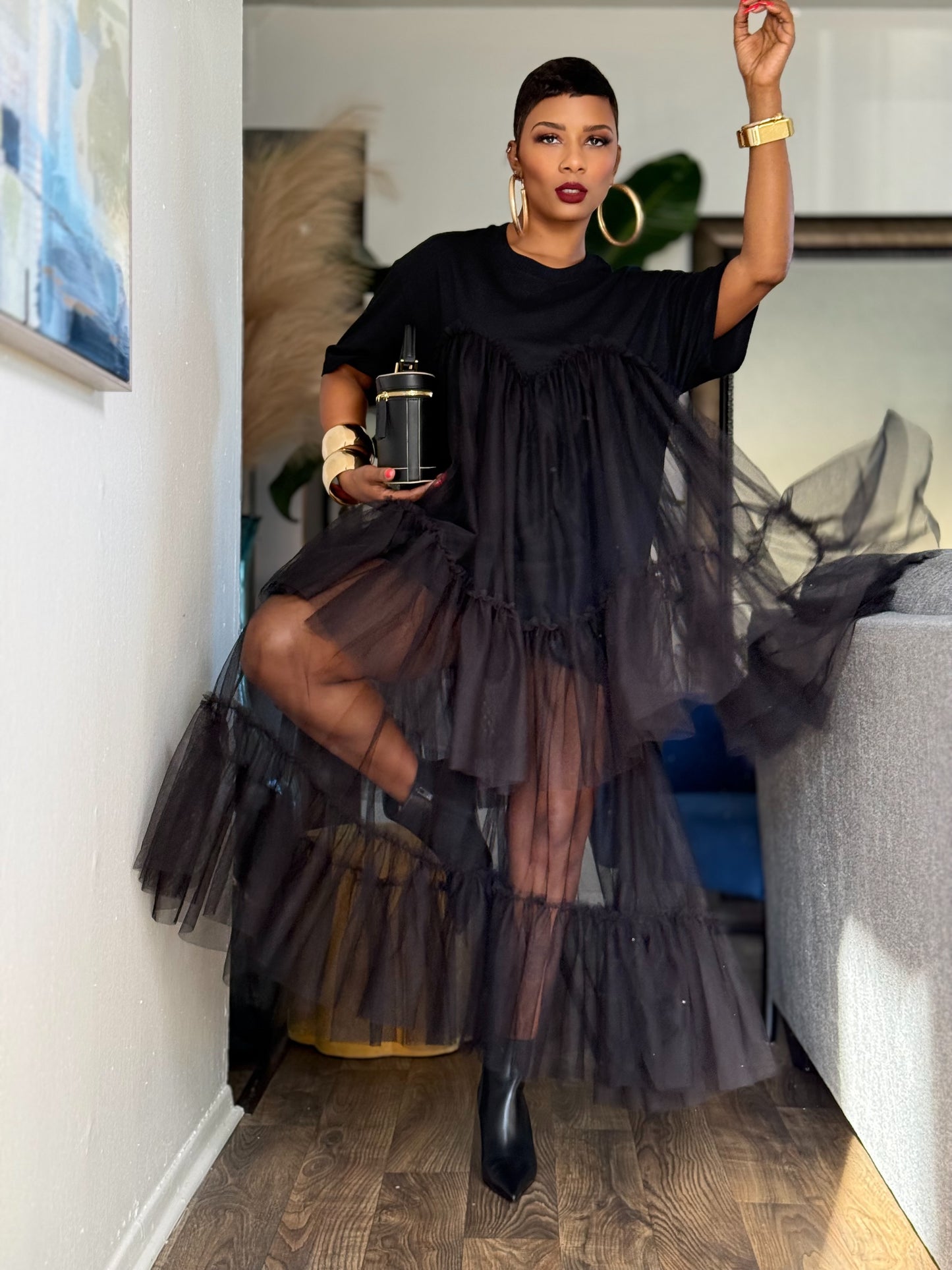 LUXE “Mesmerizing Mesh” Dress