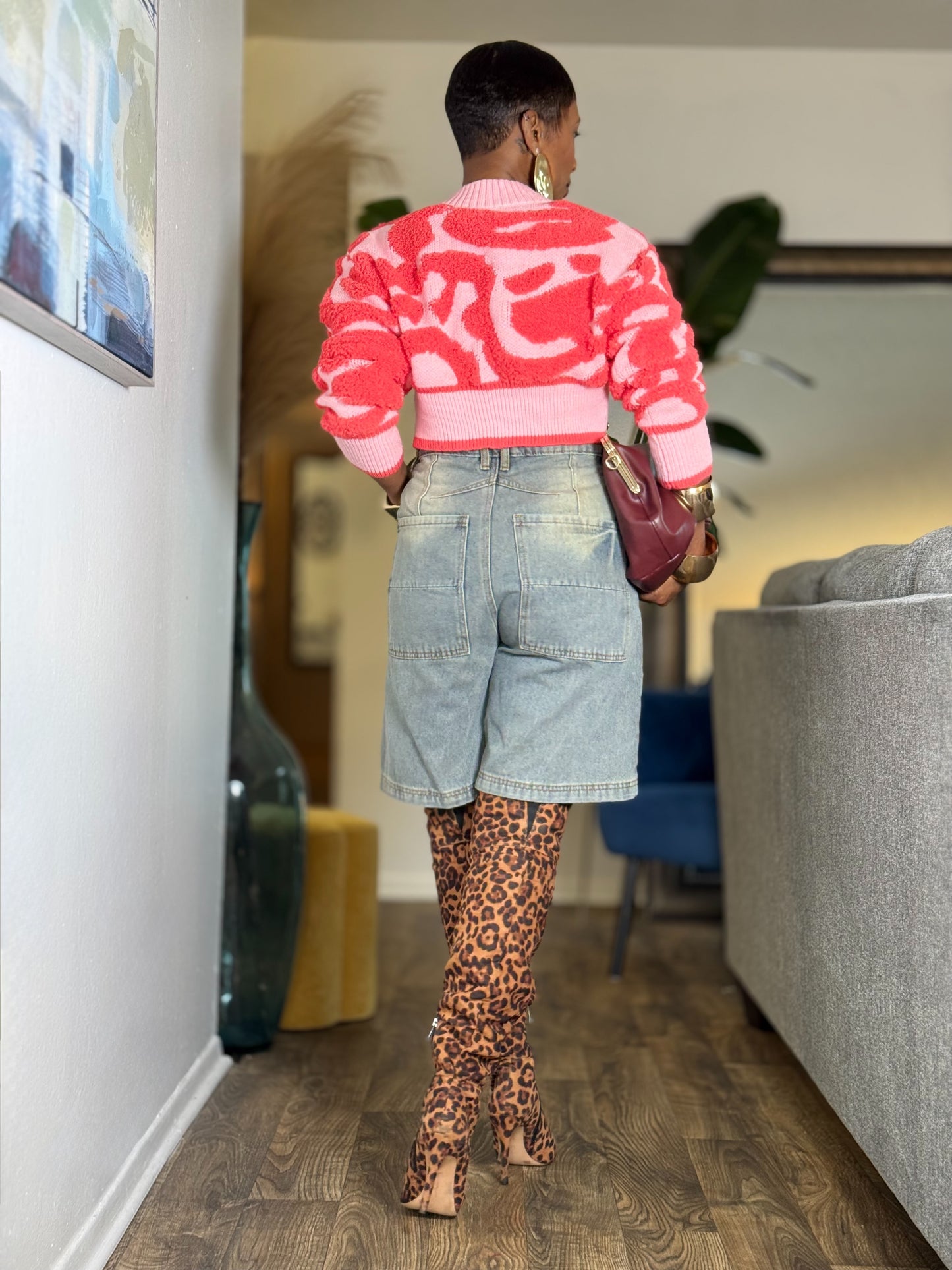 “Abstract Love” Cardigan