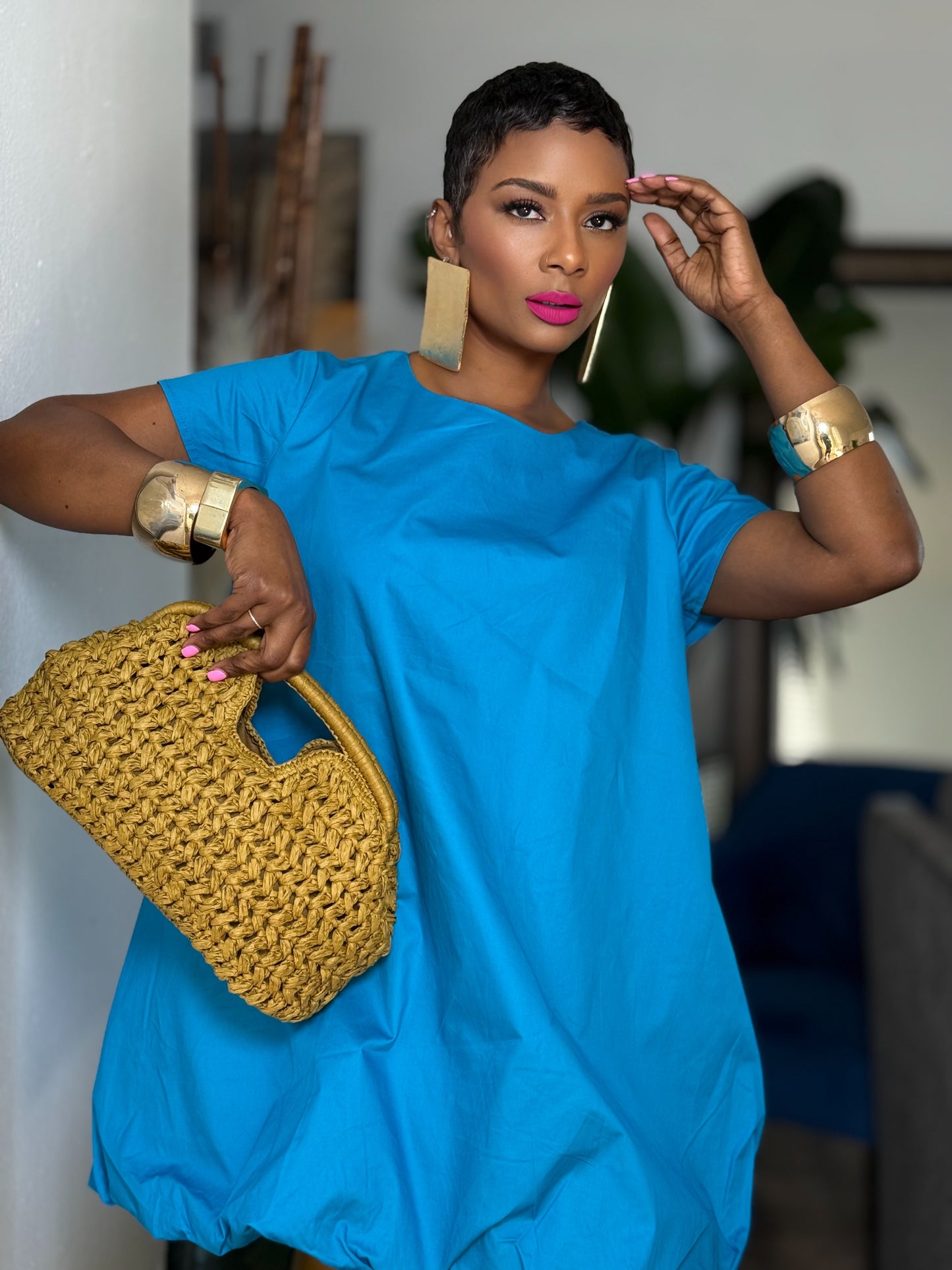 “Zeal for Teal“ Balloon Dress