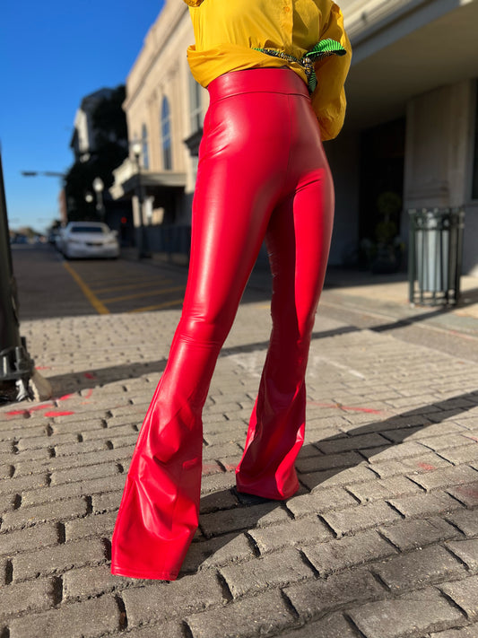 “Uptown” Faux Leather Pant