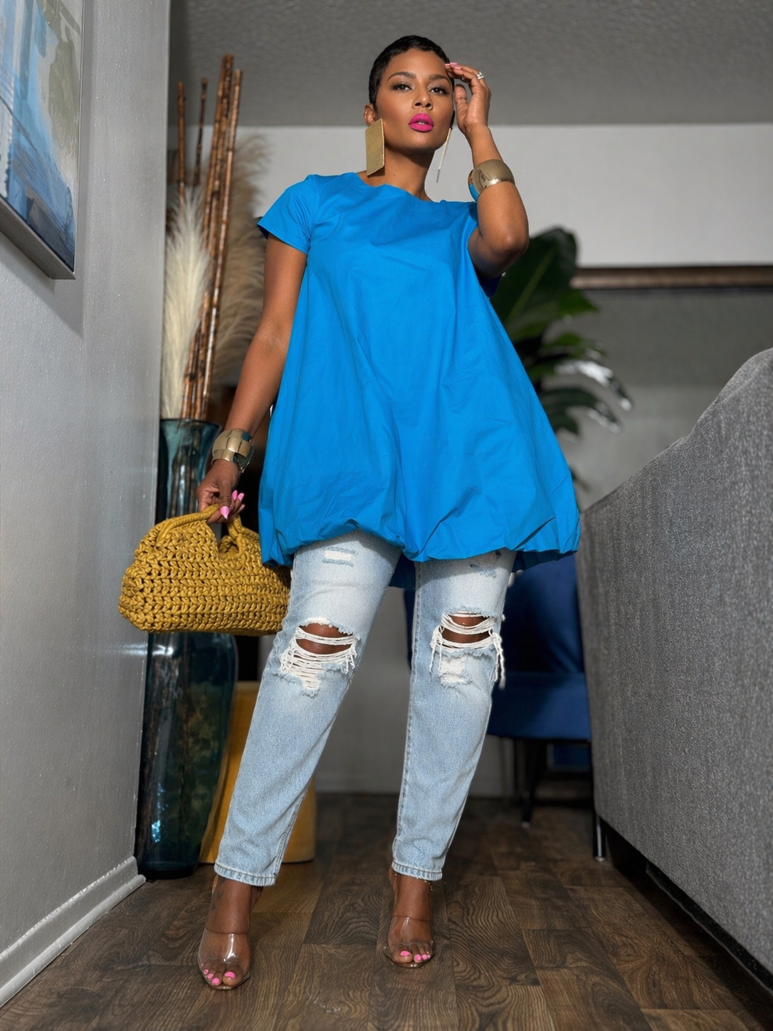 “Zeal for Teal“ Balloon Dress