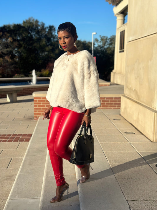 “Fiery Red” Legging