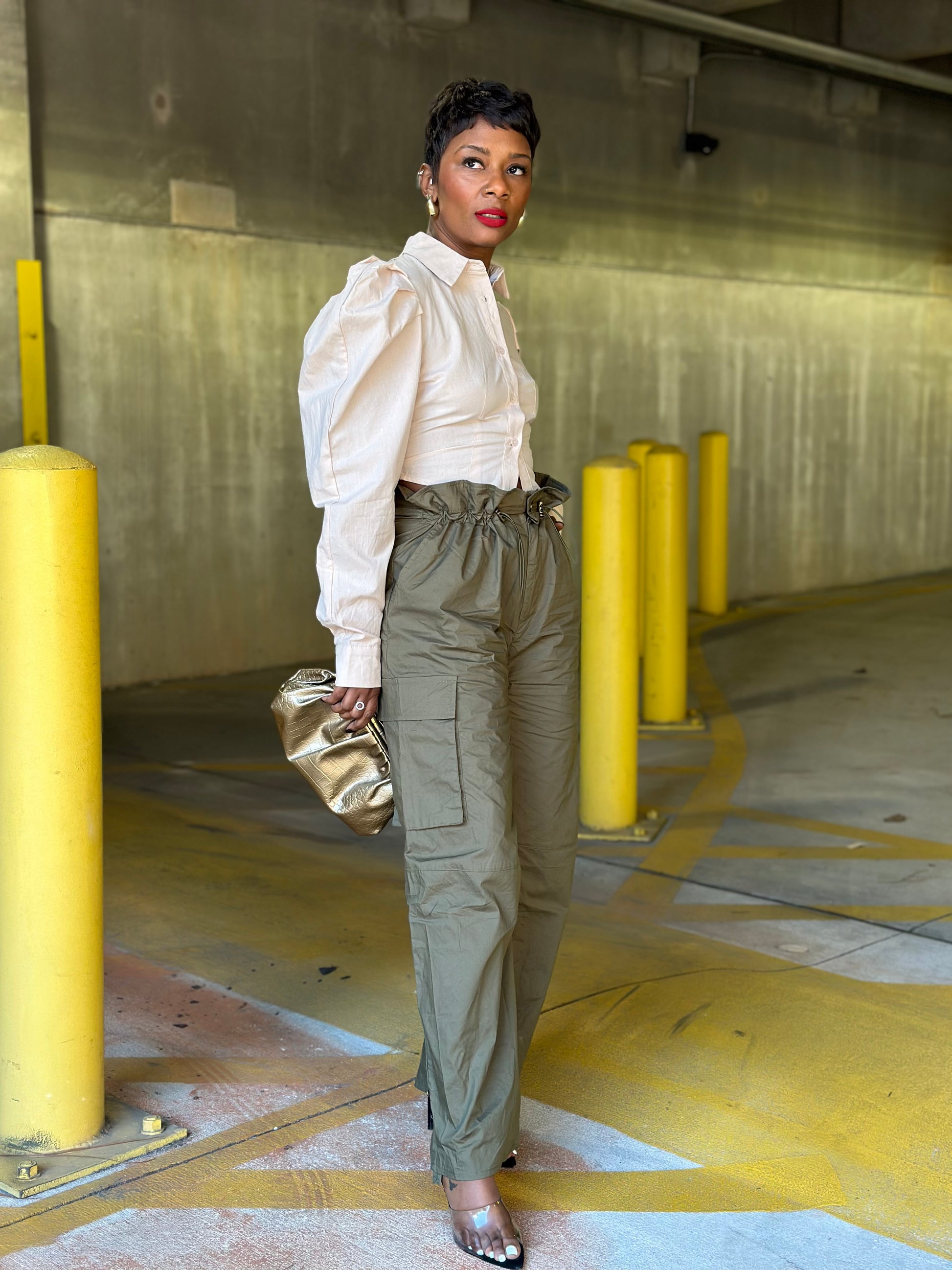 “Taken aback” Top (Beige) InsideOut